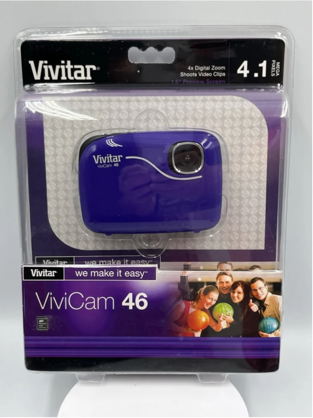 Vivitar ViviCam 46 Vintage Compact Digital Camera 4.1 MP Y2K New Sealed